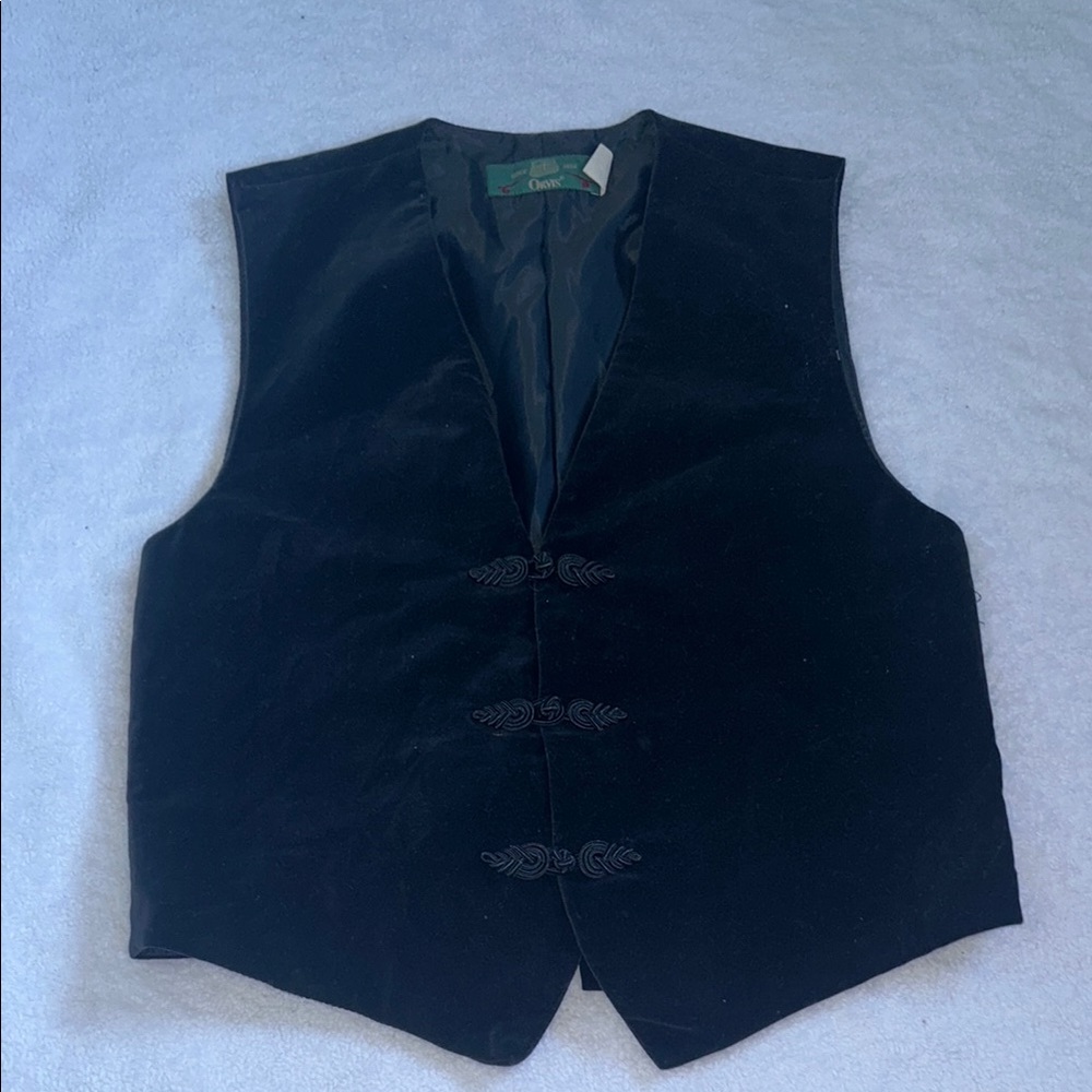 Vintage Orvis Velvet Vest